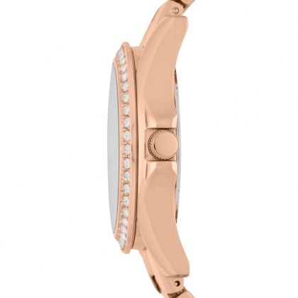 Riley Multifunction Stainless Steel Watch - Rose 